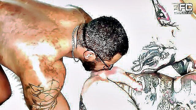 cum, doggystyle, gay sex - interracial anal with amadeus
