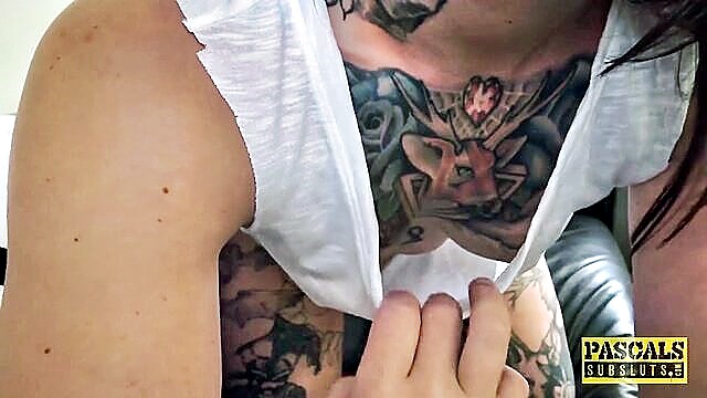 british, pascalssubsluts, bdsm - rough sex tattooed whore