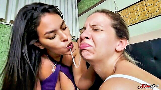 fetish, big ass, big tits - lesbian latino asses licked