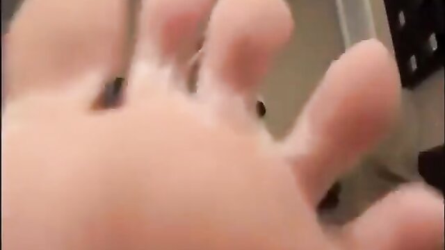 watch a milf sniff her own feet in this solo porn video : rmoore