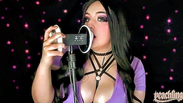 get lost in the sensual sounds of asmr ear licking with vada heathcote : vada_heathcote