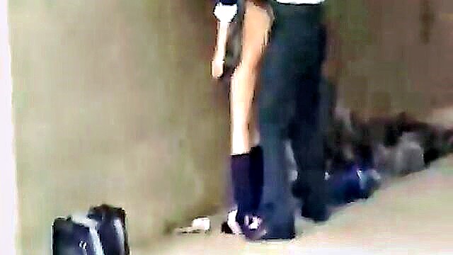 public place, dark hair, chinese student - public fuck chinese student