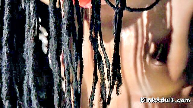 ebony, chained, anal toy - ebonysubmission analtoy
