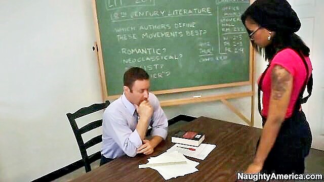 Skin Diamond, Jack Lawrence - skinny girl skin diamond gets fucked by teacher Naughty Book Worms