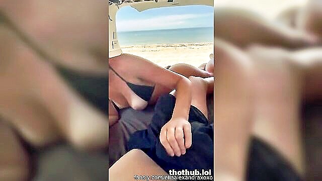 beach sex, ella alexandra, ella - ella alexandra beach sextape