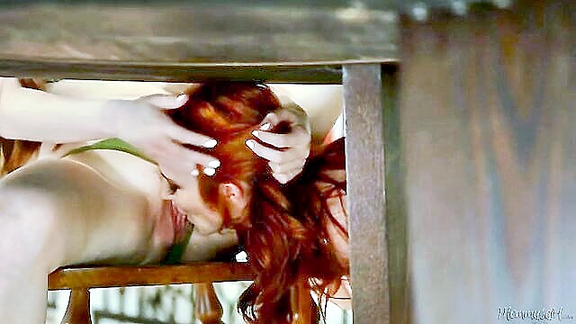 lesbian, ass, redhead - lesbian ass licking pussy