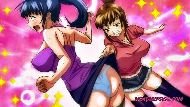 cartoon sex, hentai sex, anime sex - big tits and wet pussy in cartoon hentai