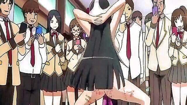 hentai, cartoon, anime - schoolgirl hentai humiliation