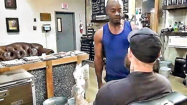 gay, parent, homo - barbershop bareback orgy