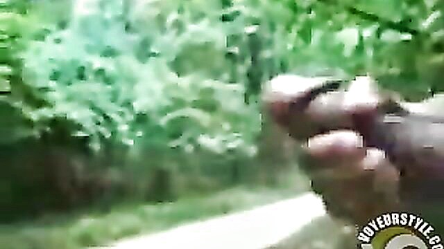 cumming, public, woman - public jerk off with curvy amateur