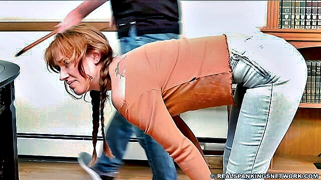 humiliation, pain, real spankings network - cara spanked by principal