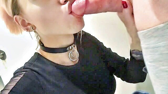 Freya Stein - naughty schoolgirl blowjob action