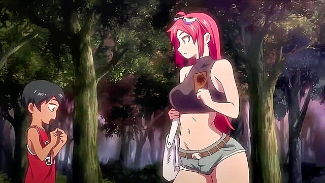 group sex, monster hentai games, creampie - young boy becomes man in summer ep1