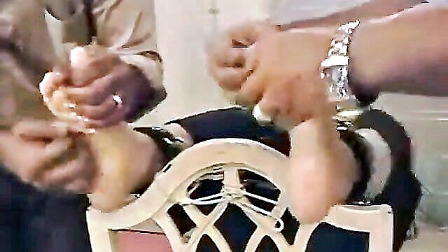 unknown, bondage, feet - angelica ticklish feet