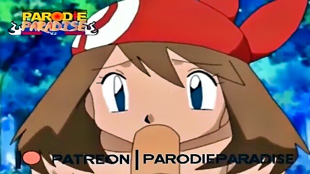 anime, squirting, orgasm - pokemon xxx parody ash may