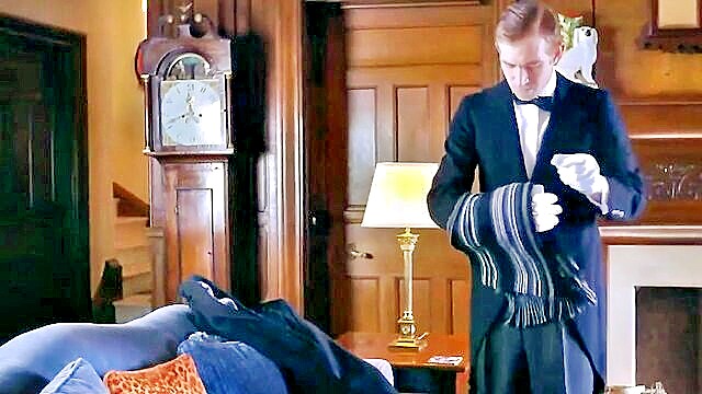 big cock, milf, mom - breasty wife butler fuck