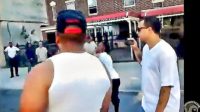 street, fighting, boobs - street fighting boobs exposed