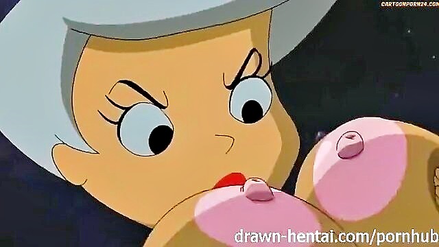 cartoon, anime, drawnhentai - jetsons parody sex