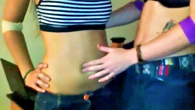 kink, navel fetish, navel - belly play homemade