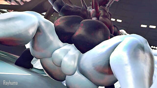 hoshimachi suisei (vtuber), hazard3000, sweaty body - black and white rayhuma