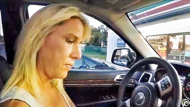 wife, cum, shopping - people driving cars with cumshot