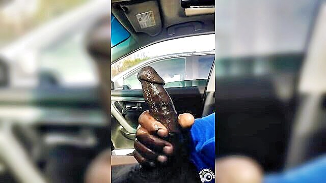 chocolate, dick, large - delivery flashers ebonyboobies