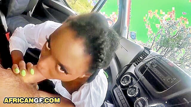 ebony girl pounding in camper van : LatinaFuckTour