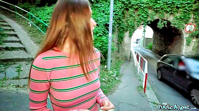 Charlie Dean - hot babe gives her pussy for money Public Pickups
