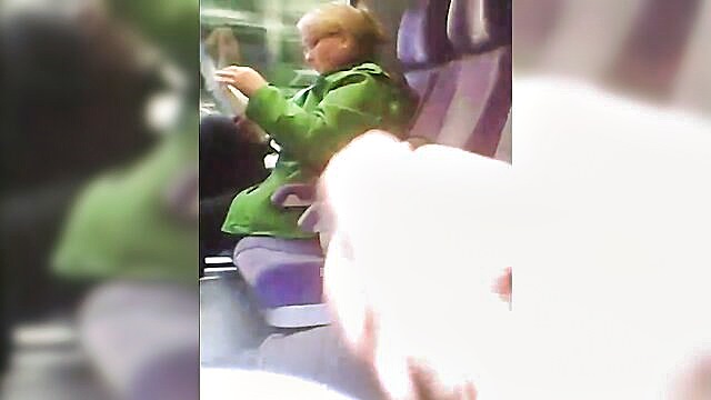 public sex videos, solo porn, masturbating - public self pleasure witnessed by her and five satisfactory train views