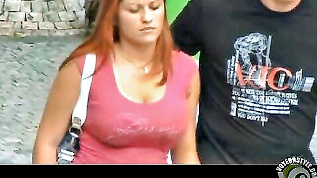 babes, bouncy, tits - bigbouncytits public exposure