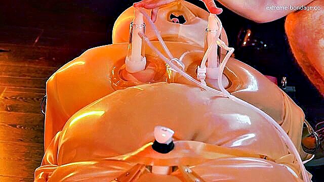 latex, bondage, cinematic kink - kinetic bondage anna kovachenko
