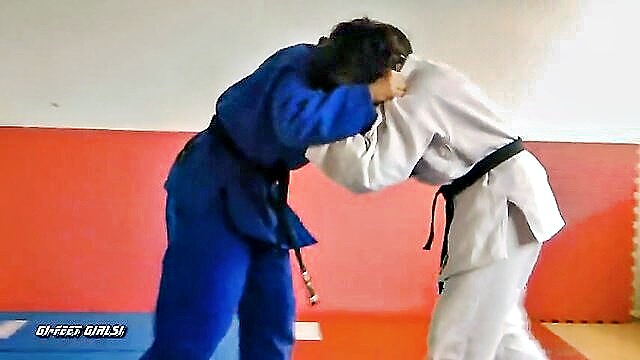 amateur, cum, bdsm - kimonos fighting girls