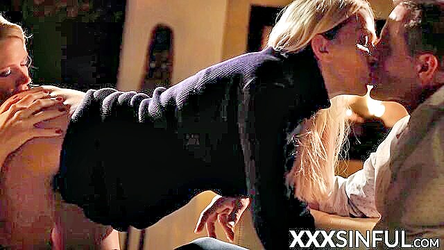 Amber Jayne, Kitty Li, George Uhl - babe threesome george uhl Sinful Xxx