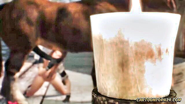 horny, cartoon, kink - skyrim horse fucking episode 8