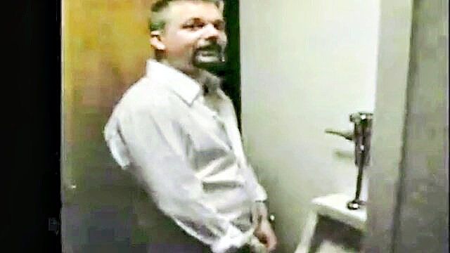 public restroom, urinal, voyeurism - gay couple molested peeing coma