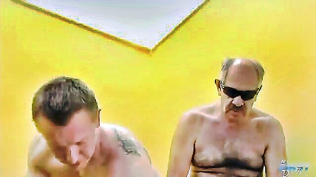 hairy grandpa butt fucked : GayGuysFilm gay