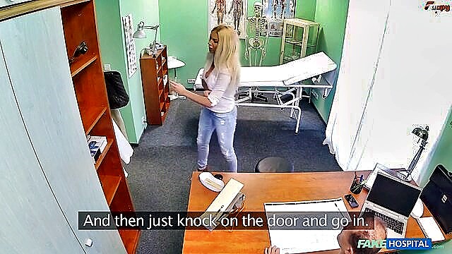 George Uhl, Karol Lilien - doctor room toilet rest room sex Fake Hospital