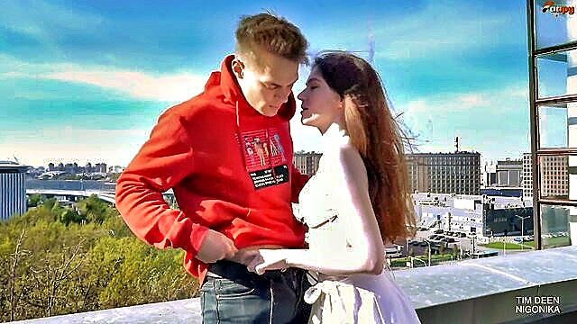 Tim_Deen - stepbrother and stepsister fucking on the roof
