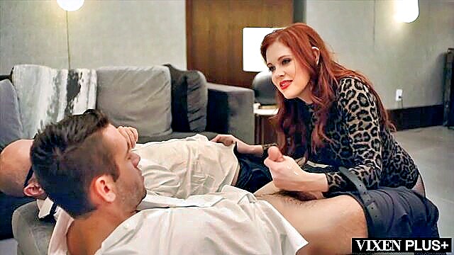big tits, milf, cuckold - redhead milf busted on cam