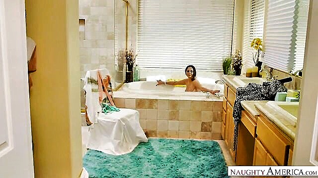 Ava Addams - milf seduces young man with big boobs Naughty America