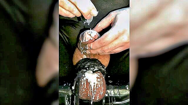 closeup, verified, profile - urethral sounding slave boy