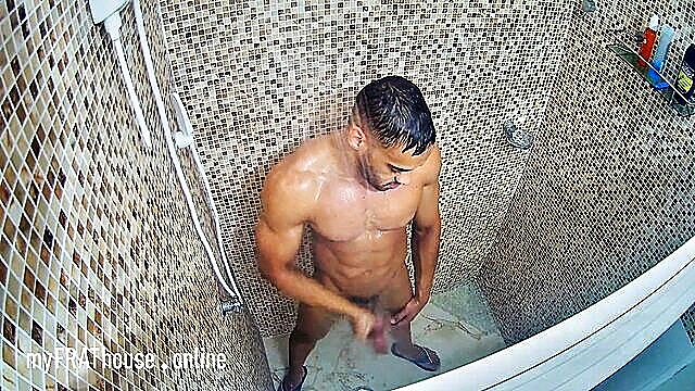 girl, shower, real - hidden shower cam stepdad rafael