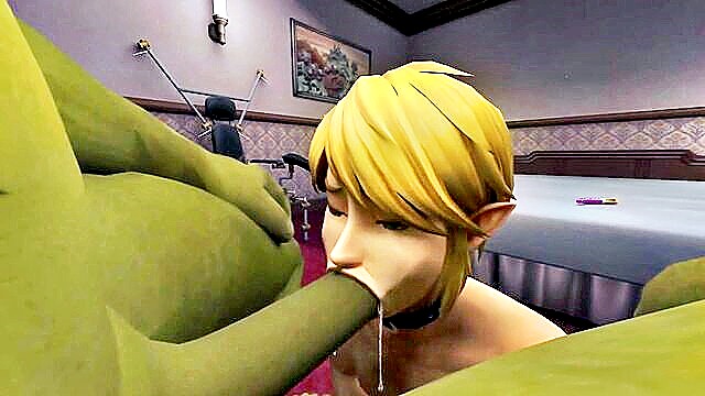 gay sex, hentai, domination - ganondorfs bdsm creampie