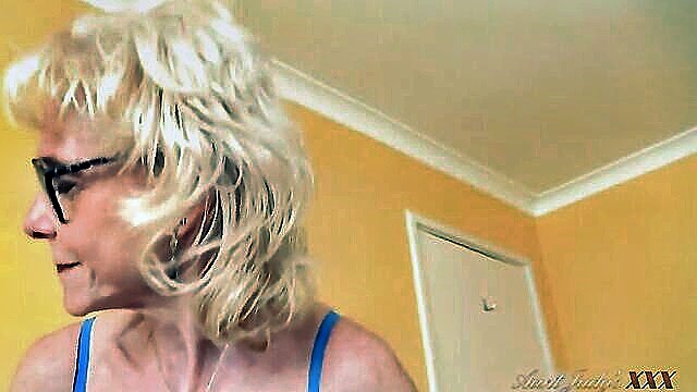 big tits, mature, blonde - hot gilf sex scene