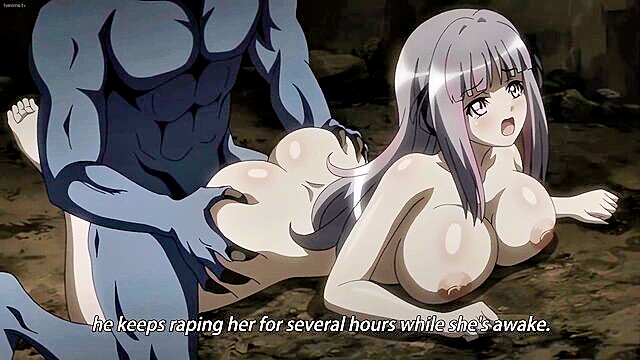 fantasy, monster hentai games, gandbang - goblin no suana episode 4