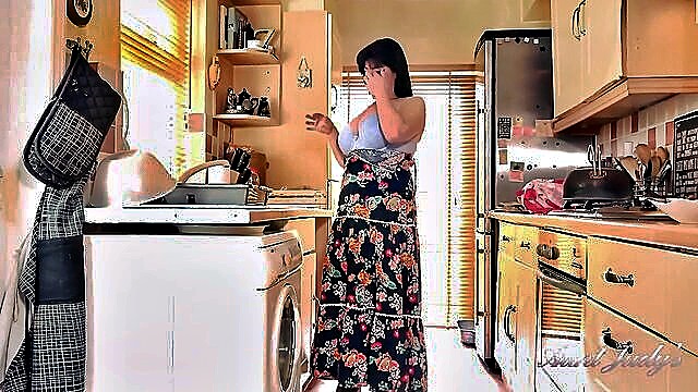 all natural, another, all - chunky mom cleaning kitchen