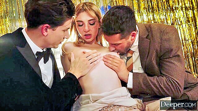 Demi Hawks, Dan Damage, Parker Ambrose, Dan - mmf threesome demi hawks Deeper