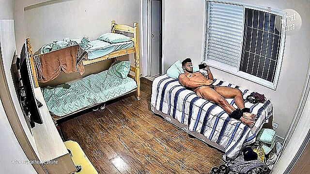 real, reality, college - latin guy caught jerking in frat house