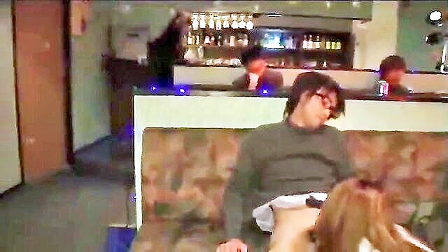 group sex, japanese, blowjob - pink salon threesome
