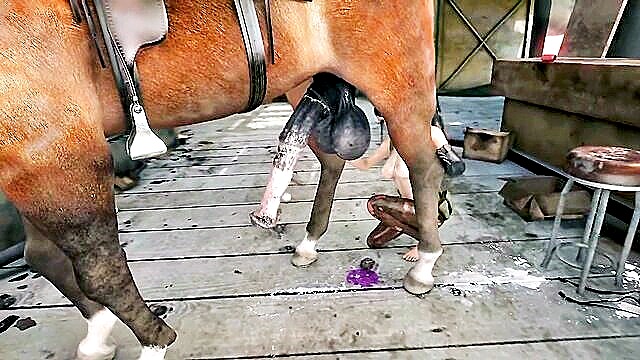 horse, animopron, anal - hd animopron quiet broken